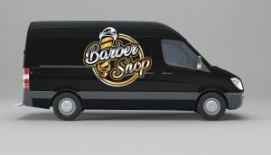 Mobile barber shop van conversions
